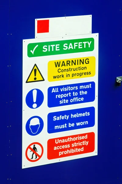 Site safety — Stock Photo, Image