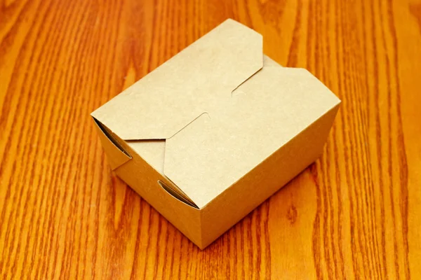 Kapalı karton kutu — Stok fotoğraf