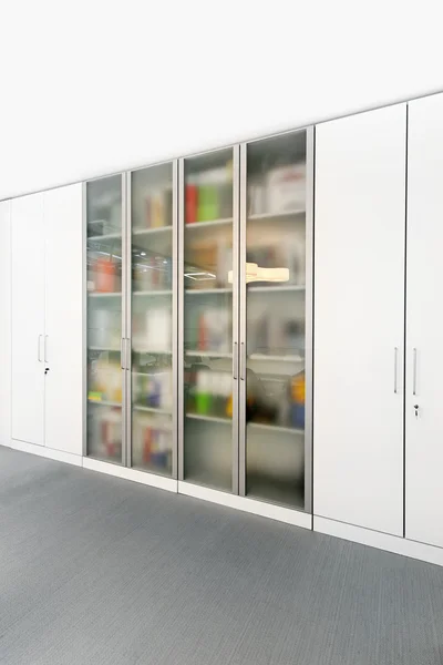 Office glass cabinet — Stock Photo, Image