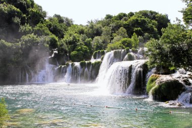 Krka waterfalls clipart