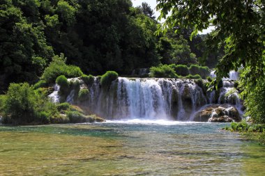 Waterfalls Krka clipart