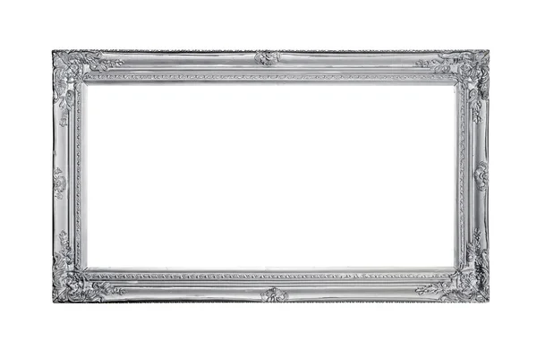 Silver panoramic frame — Stock Photo, Image