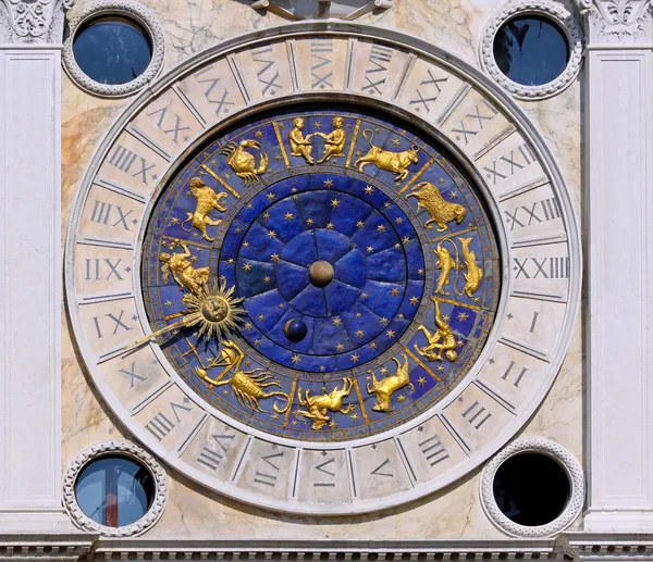 Relógio do zodíaco San Marco — Fotografia de Stock