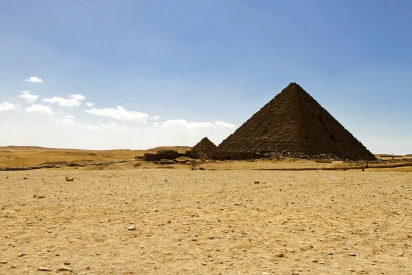 Faraón menkaure pyramida — Stock fotografie