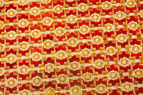빨간 모로코 패턴 — 스톡 사진