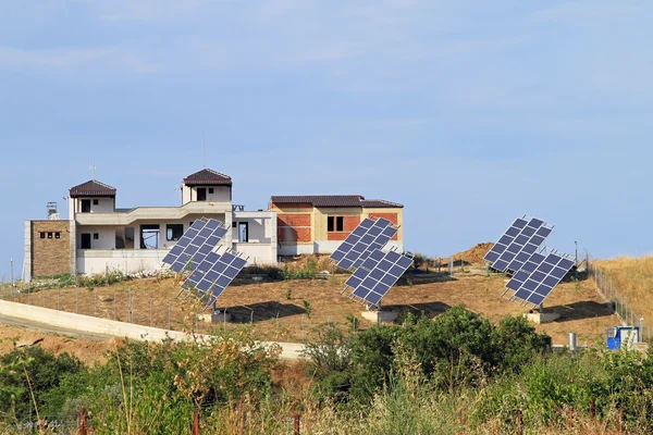 Solar village — Stock Photo, Image