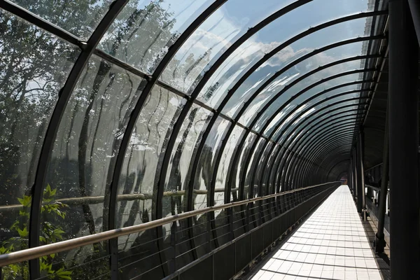 Glazen tunnel — Stockfoto