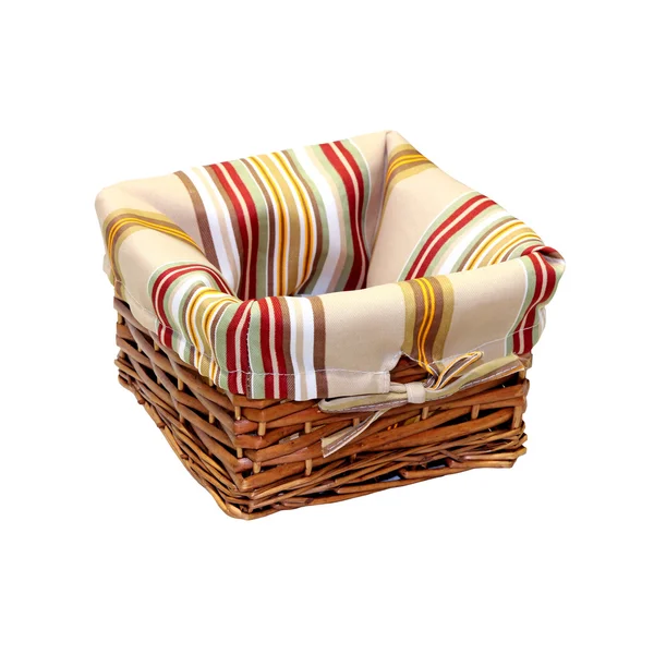 Rattan basket — Stock Photo, Image