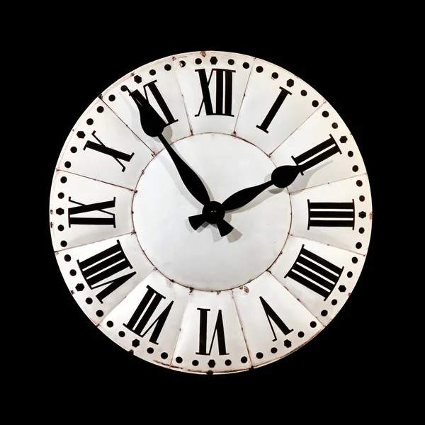 黒のレトロ時計 — ストック写真