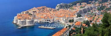 Dubrovnik panoramic clipart