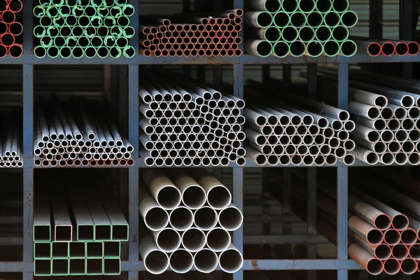 Ductile iron pipes — Stock Photo, Image