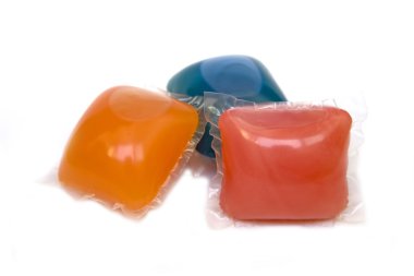 Gel capsules for washing machine clipart