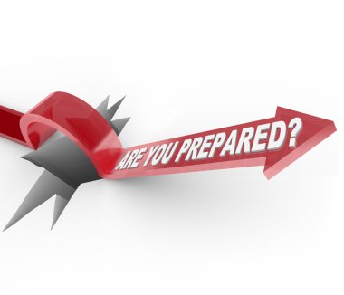 Are You Prepared - Arrow Jumps Over Hole clipart