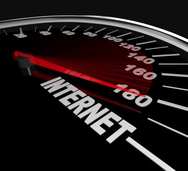 High Speed Internet - Measuring Web Traffic or Statistics clipart