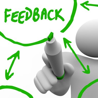 Feedback - Recording Input from Others for Improvement clipart