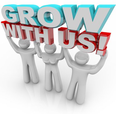 Grow With Us - Join a Group for Personal Growth clipart