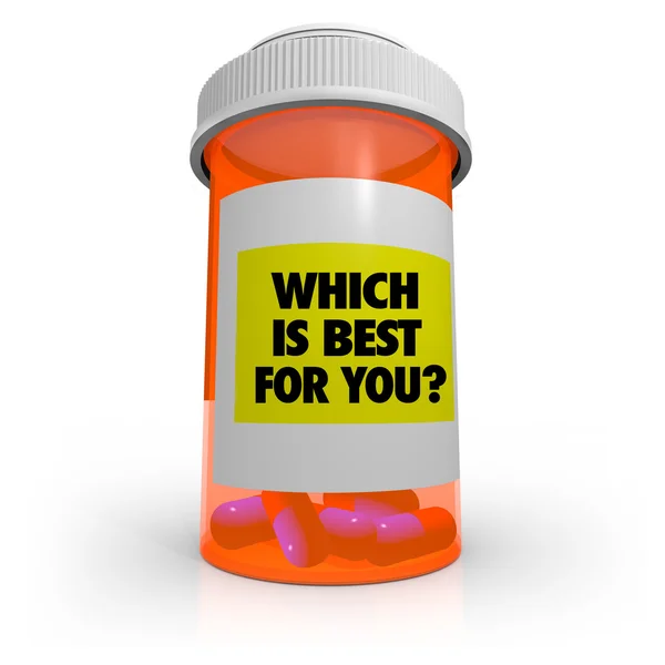 Medicina de prescrição - Qual é o melhor para você ? — Fotografia de Stock