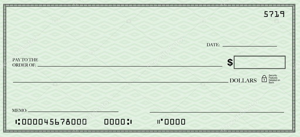 Blank Check With Open Space For Your Text Stock Photo C Iqoncept