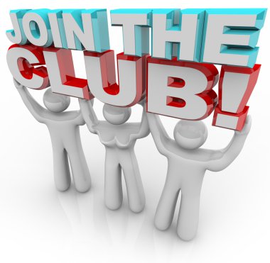 Join the Club - Membership Recruitment Team clipart