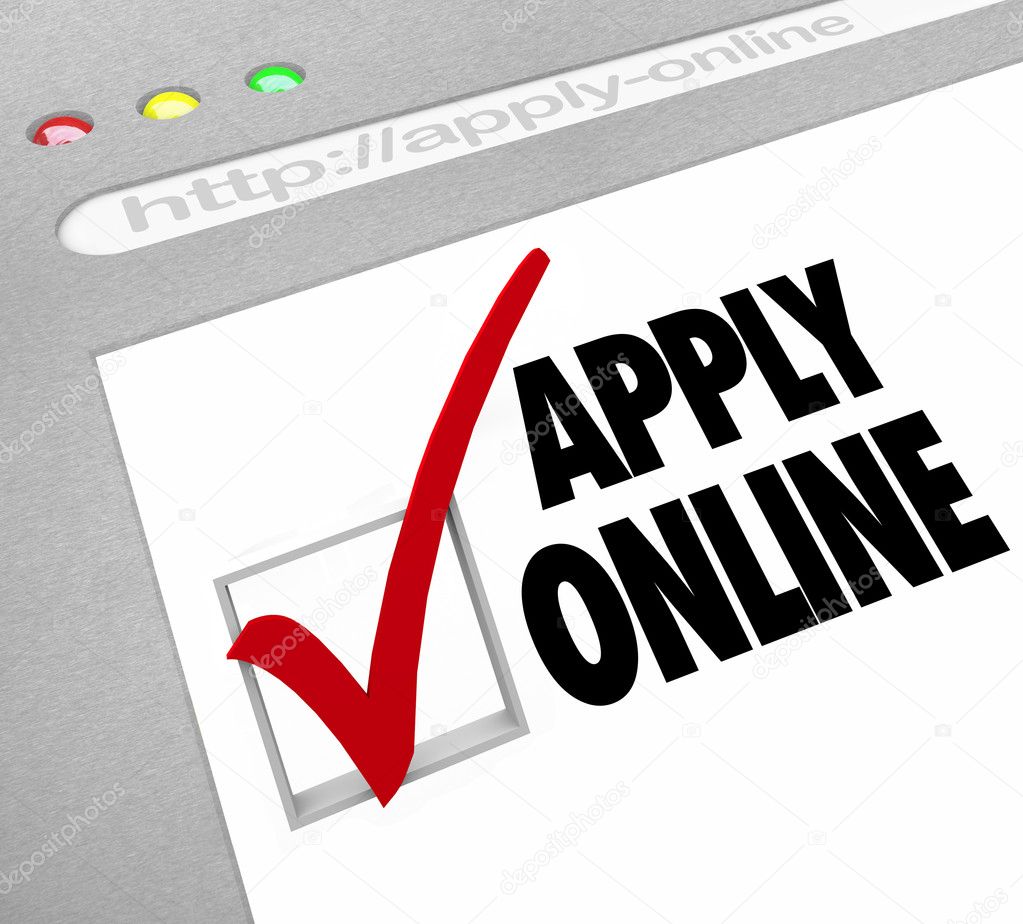 Apply Online - Web Screen - Fill Out Application on Website