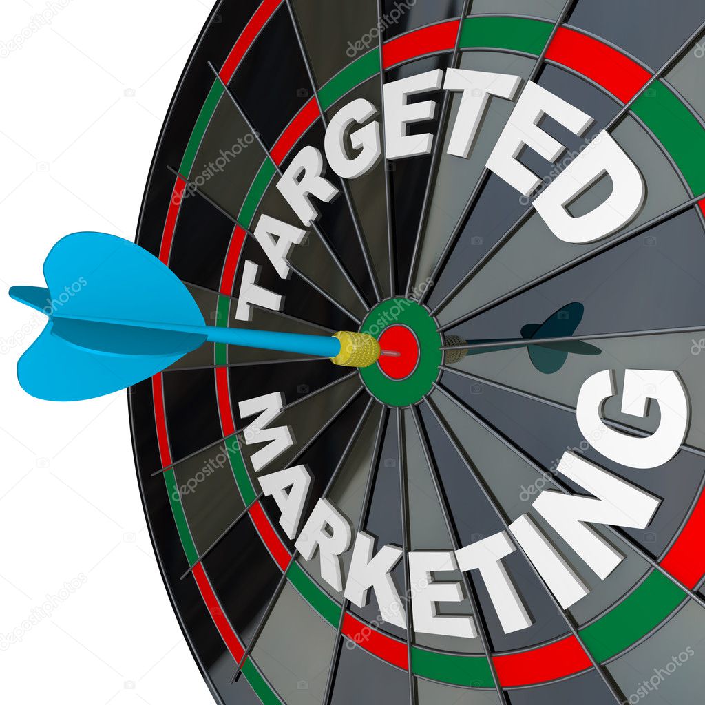 Dart and Dartboard Targeted Marketing Successful Campaign