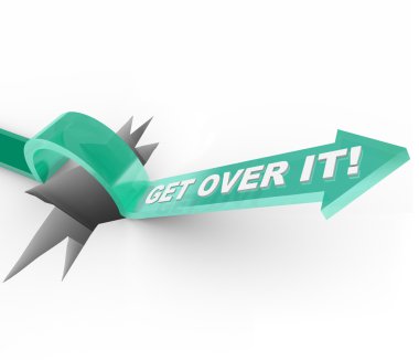 Get Over it - Overcoming a Challenge or Problem clipart