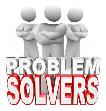 Problem Solvers Ready to Solve Your Problem clipart