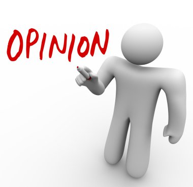 Person Sharing Opinion Offering Feedback or Criticism clipart