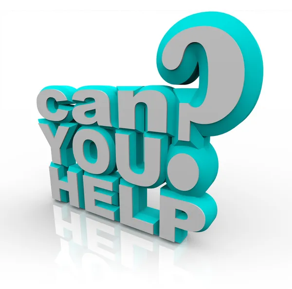¿Puede usted ayudar a pedir apoyo financiero voluntario —  Fotos de Stock