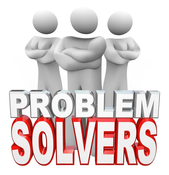 Résolveurs de problèmes prêts à résoudre votre problème — Photo