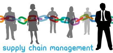 SCM Supply Chain Management enterprise manager clipart