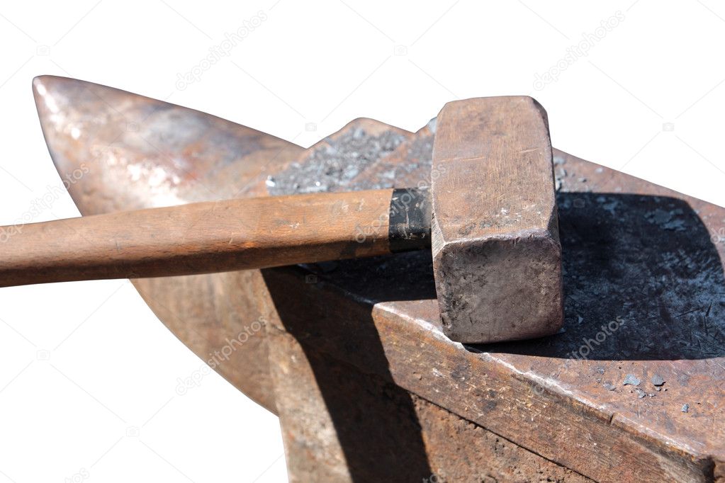 Anvil and hammer