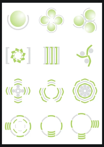 Vektör logo toplama — Stok Vektör