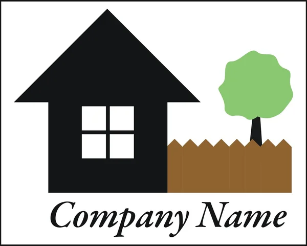 Logo immobilier — Image vectorielle