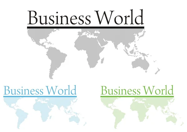 Business World — Stock Vector