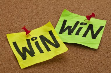 Win-win strategy concept clipart