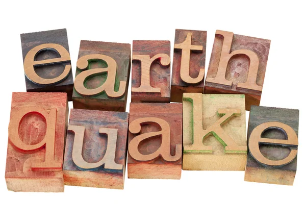 凸版型地震 — ストック写真