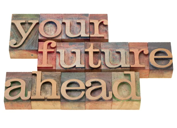 Your future ahead — Stock Photo, Image