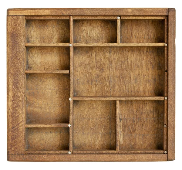 Pequena caixa de madeira vintage — Fotografia de Stock