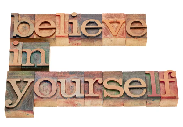 Believe in yourself — Stock Photo, Image