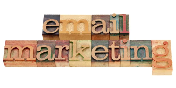 Email reclame — Stockfoto