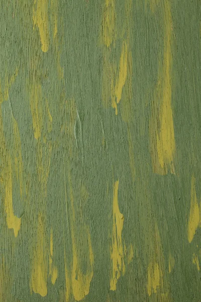 绿色抽象画在木头上 — 图库照片