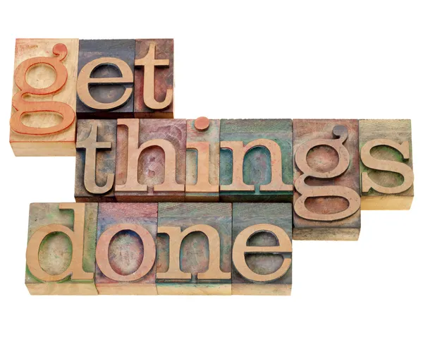 Get things done — Stock Photo, Image