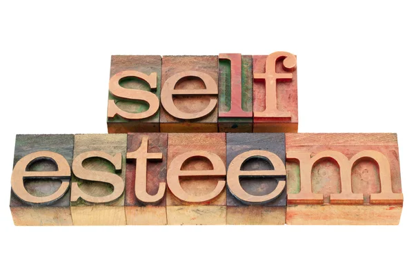 Conceito de auto-estima — Fotografia de Stock