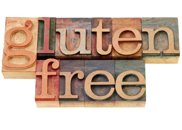 Texto libre de gluten —  Fotos de Stock