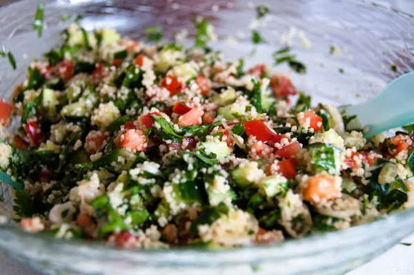 Arabian Tabouleh Dish With Couscous — Stock Photo, Image