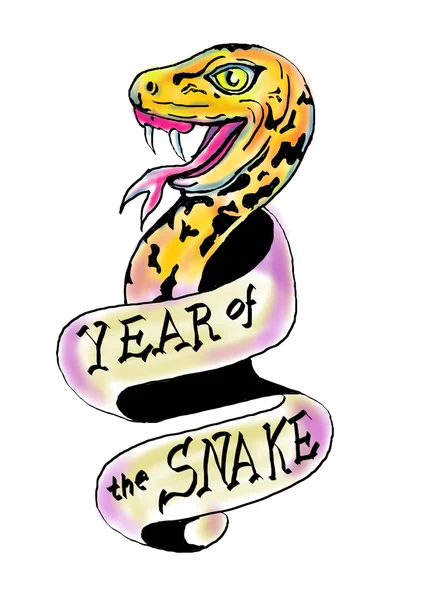 Jahr der Schlange — Stockfoto