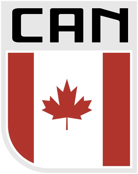 Vlag van canada pictogram — Stockfoto