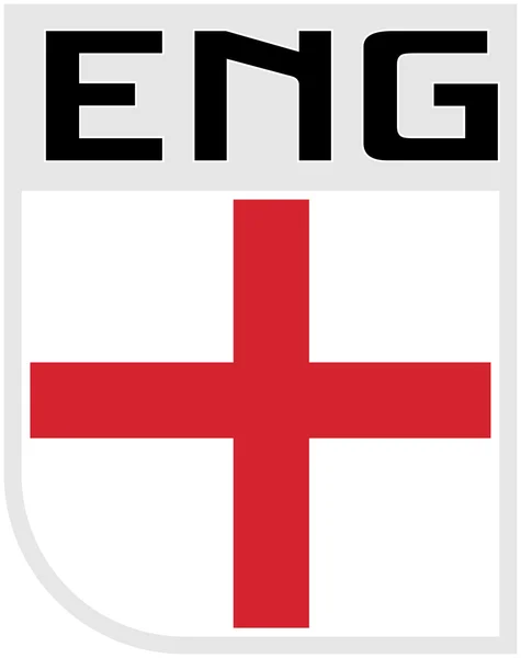 Flagga england ikonen — Stockfoto