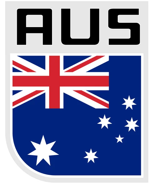 Ikon Ausztrália zászlaja — Stock Fotó